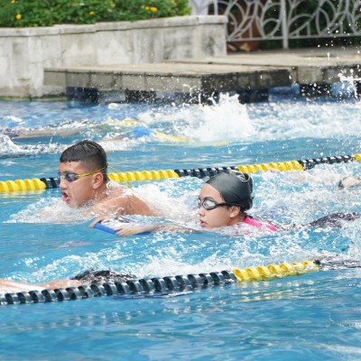 swimming workout set